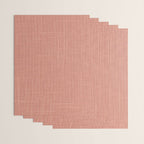 Salmon Linen Texture Wrapping Paper Gallery Image 3