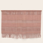 Salmon Linen Texture Wall Hanging Gallery Image 1