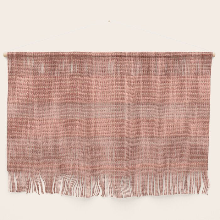 Salmon Linen Texture Wall Hanging Gallery Image 1
