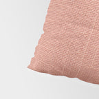 Salmon Linen Texture Pillow Sham Gallery Image 4