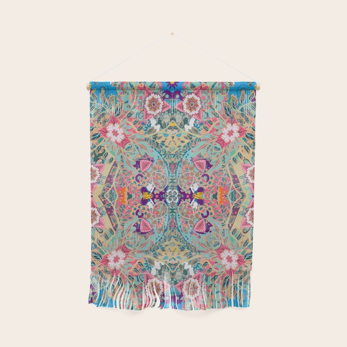 Mandala - Turquoise Boho Wall Hanging Gallery Image 1