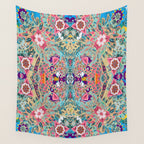 Mandala - Turquoise Boho Wall Tapestry Gallery Image 4