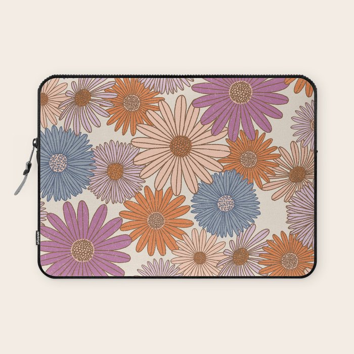 Boho Harvest Blooms - Cream Laptop Sleeve Gallery Image 1