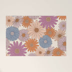 Boho Harvest Blooms - Cream Welcome Mat Gallery Image 1