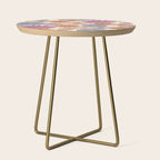 Boho Harvest Blooms - Cream Side Table Gallery Image 1