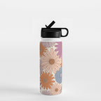 Boho Harvest Blooms - Cream Water Bottle Gallery Image 1