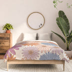Boho Harvest Blooms - Cream Comforter Gallery Image 3