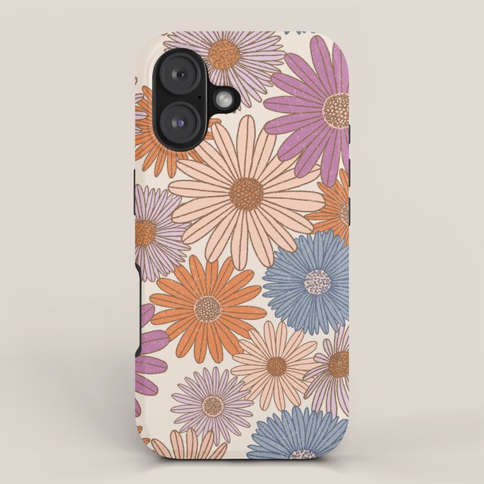 Boho Harvest Blooms - Cream iPhone Case Gallery Image 1