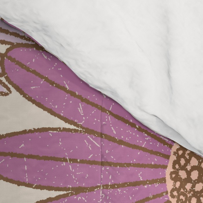 Boho Harvest Blooms - Cream Comforter Gallery Image 4