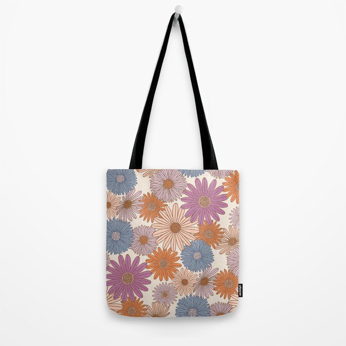 Boho Harvest Blooms - Cream Tote Bag Gallery Image 2