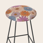 Boho Harvest Blooms - Cream Stool Gallery Image 2