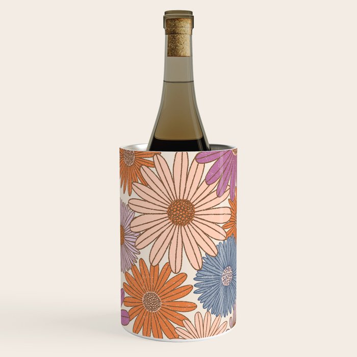 Boho Harvest Blooms - Cream Wine Chiller Gallery Image 1