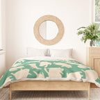 White Silly Cats Pattern Duvet Cover Gallery Image 3