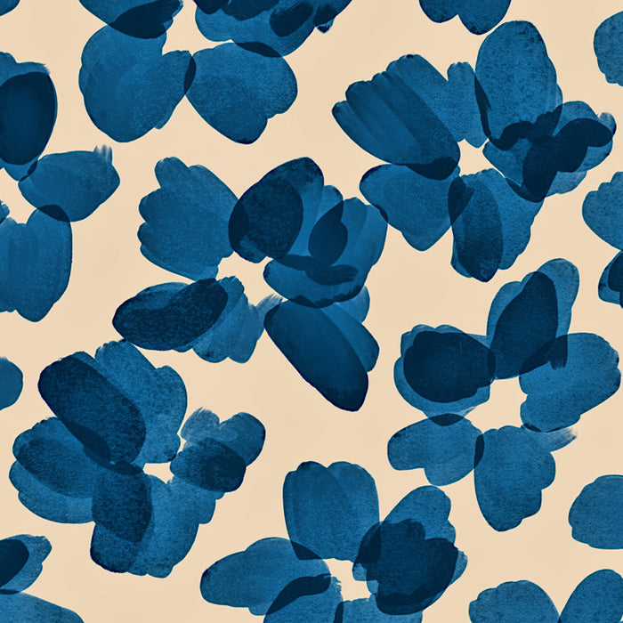 Deep Blue Flowers Coffee Mug Gallery Image 2