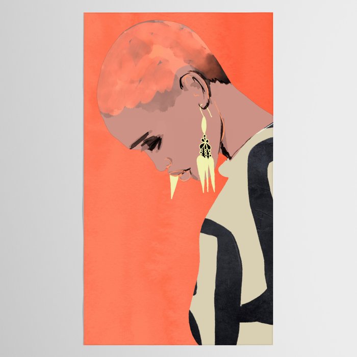 Girl Portrait 25 Tablecloth Gallery Image 2