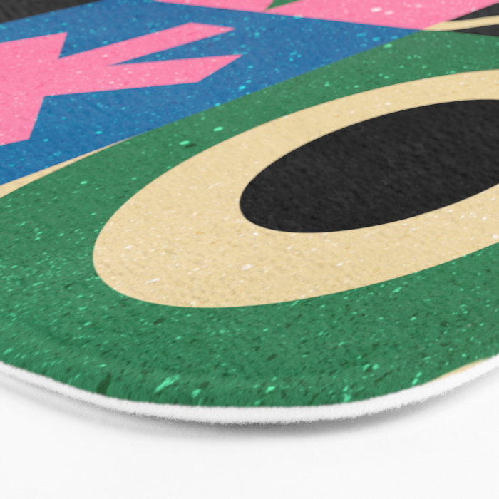 Funky Geometry Bath Mat Gallery Image 3