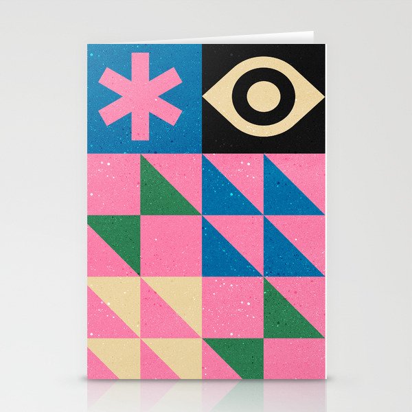 Funky Geometry Stationery Card Gallery Image 2