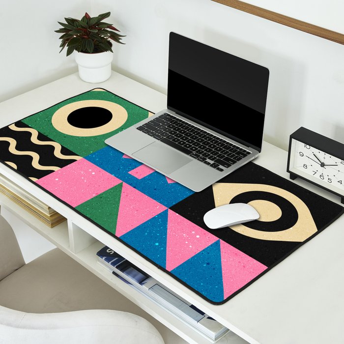 Funky Geometry Desk Mat Gallery Image 2