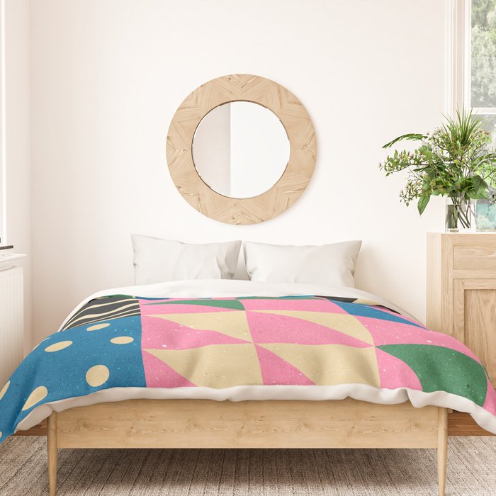 Funky Geometry Duvet Cover Gallery Image 3