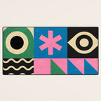 Funky Geometry Desk Mat Gallery Image 3