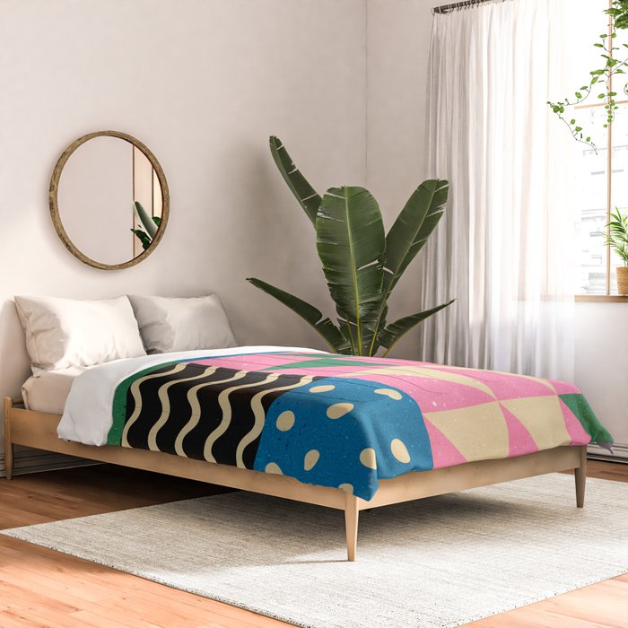 Funky Geometry Comforter Gallery Image 2