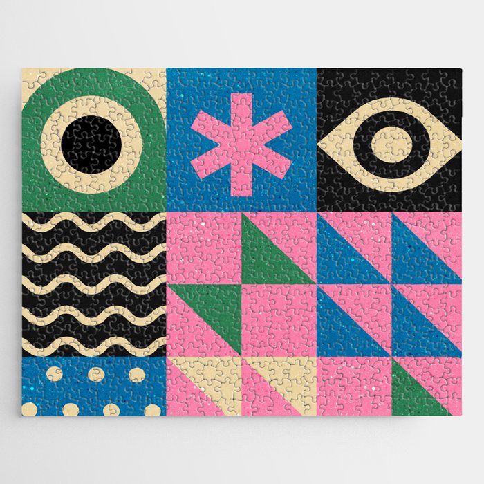 Funky Geometry Jigsaw Puzzle Gallery Image 1
