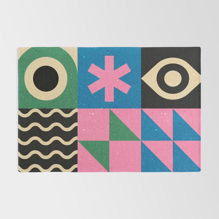 Funky Geometry Rug Gallery Image 2