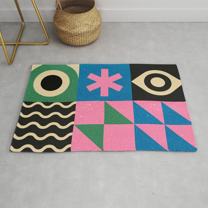 Funky Geometry Rug Gallery Image 1