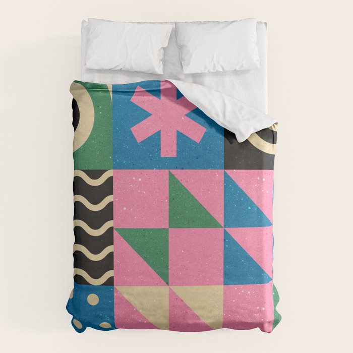 Funky Geometry Duvet Cover Gallery Image 6