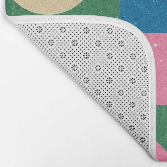 Funky Geometry Bath Mat Gallery Image 2