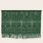 Art Deco in Emerald Green - Large Scale Wall Hanging Gallery Image 1