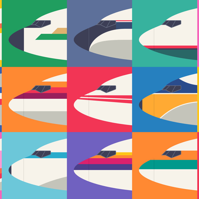 Retro Airline Nose Livery - USA Coffee Mug Gallery Image 2