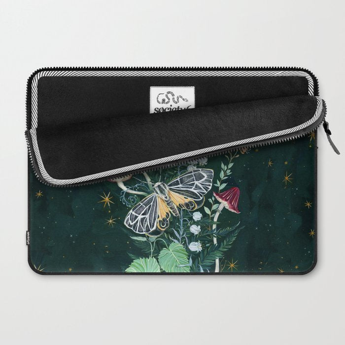 Mushroom night moth Laptop Sleeve Gallery Image 2