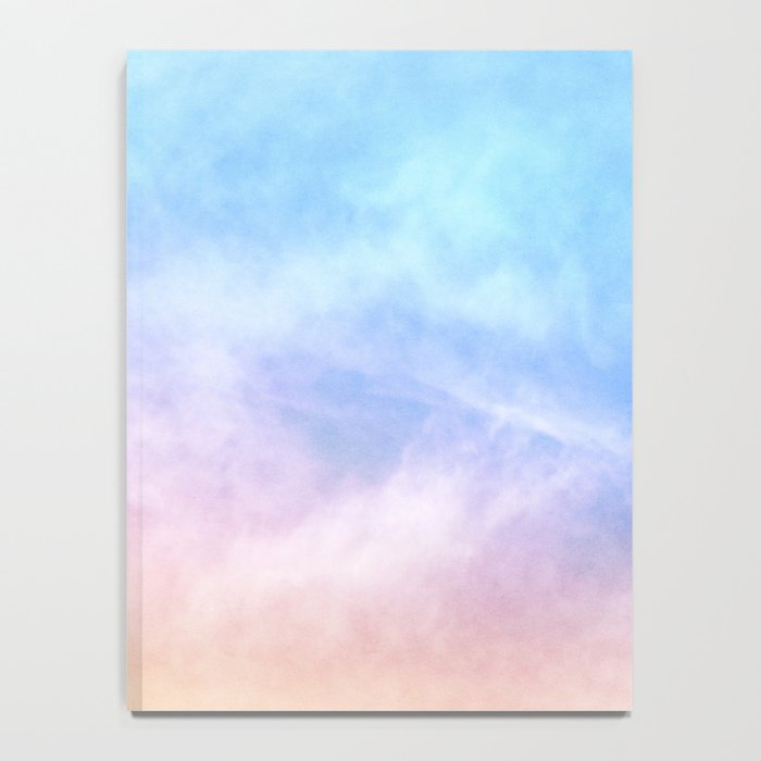 Pastel Rainbow Watercolor Clouds Notebook Gallery Image 4