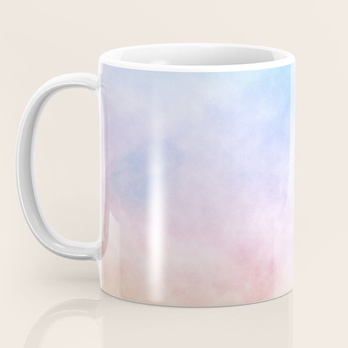 Pastel Rainbow Watercolor Clouds Coffee Mug Gallery Image 3