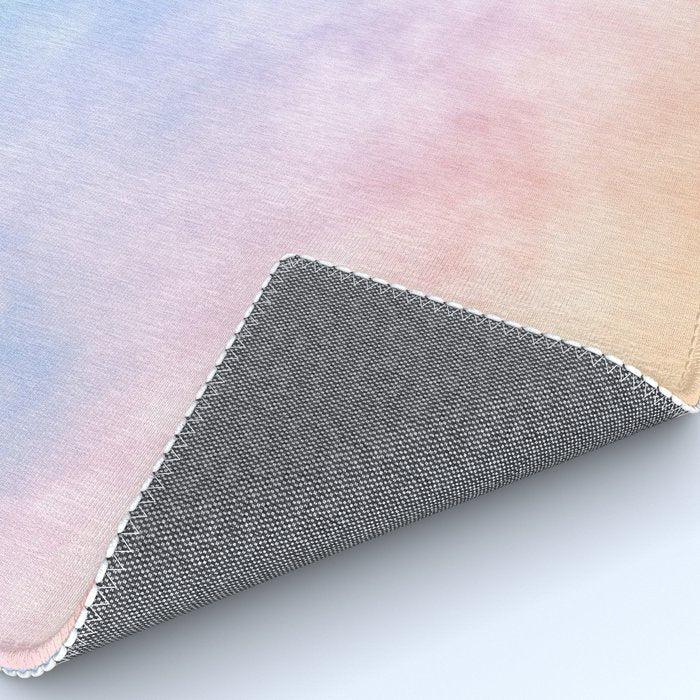 Pastel Rainbow Watercolor Clouds Rug Gallery Image 4