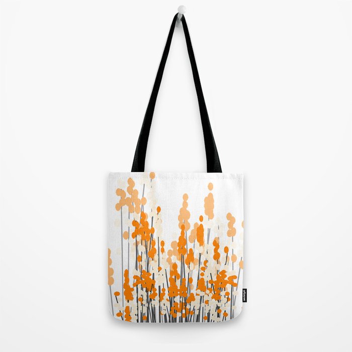Orange Spring Bouquet on White Background #decor #society6 #buyart Tote Bag Gallery Image 2