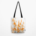 Orange Spring Bouquet on White Background #decor #society6 #buyart Tote Bag Gallery Image 2