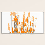 Orange Spring Bouquet on White Background #decor #society6 #buyart Desk Mat Gallery Image 3