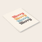 Merry typography Notebook Gallery Image 2