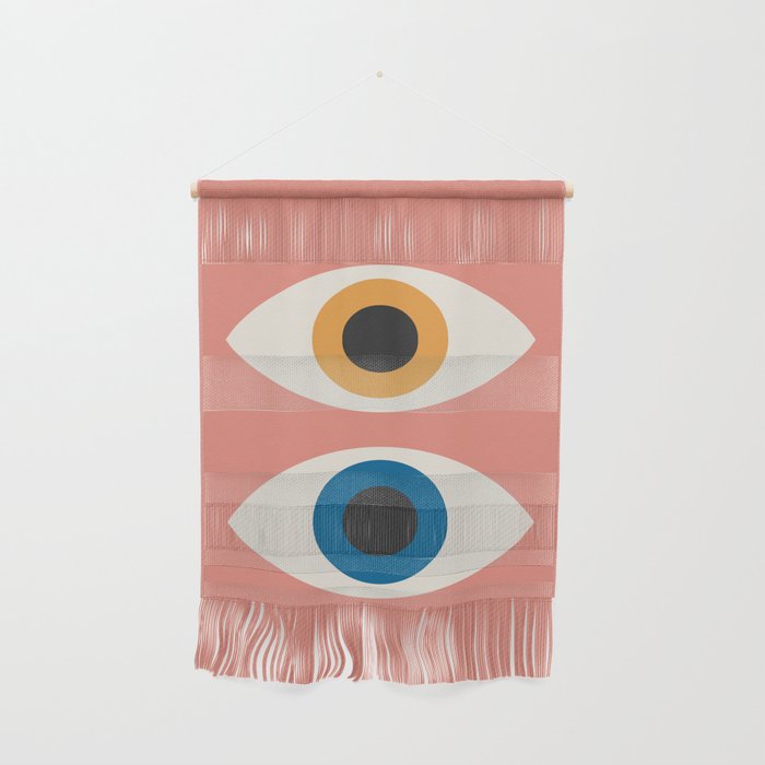 Bauhaus Eyes on Pink 1919 Wall Hanging Gallery Image 1