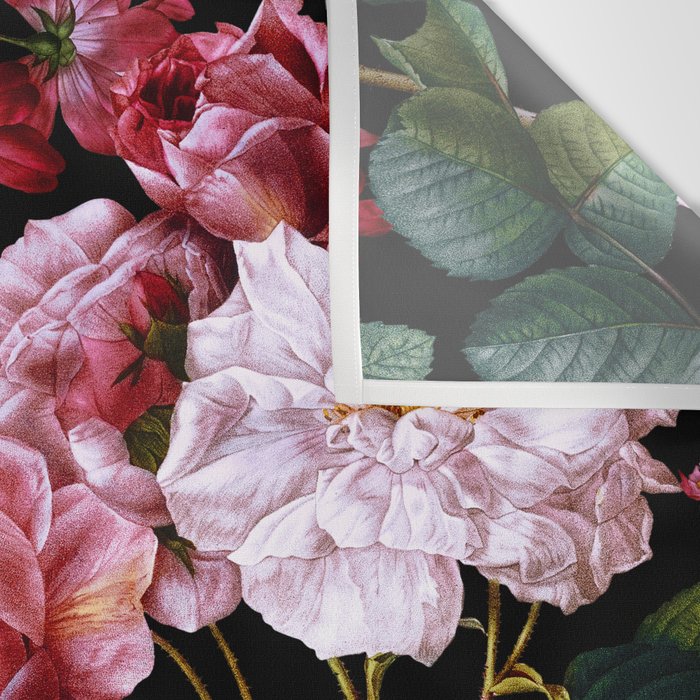 Red Floral Garden Wall Tapestry Gallery Image 3