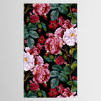 Red Floral Garden Tablecloth Gallery Image 2