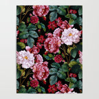 Red Floral Garden Poster Gallery Image 4