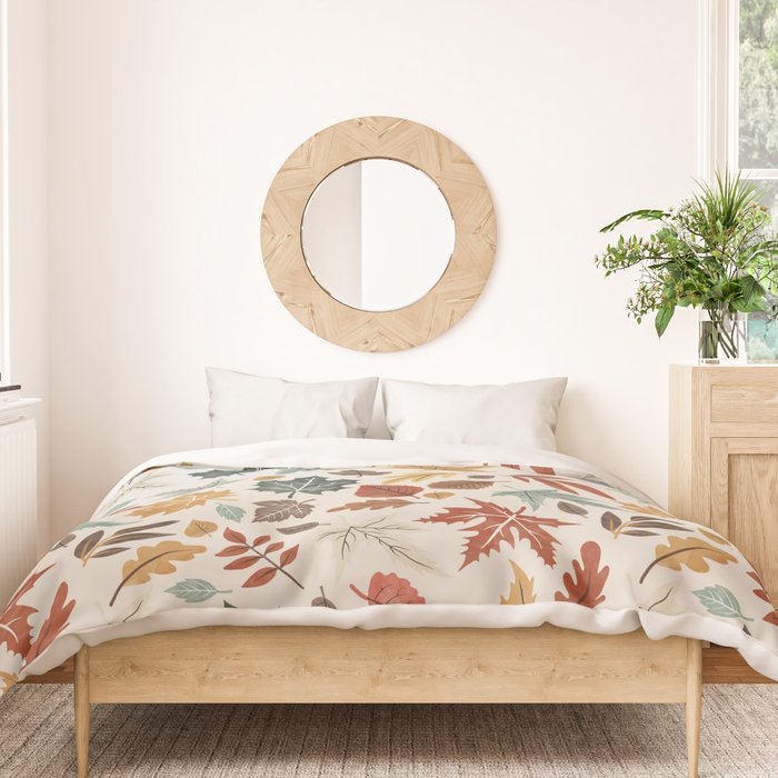 Autumn leaves fall IU Duvet Cover Gallery Image 3