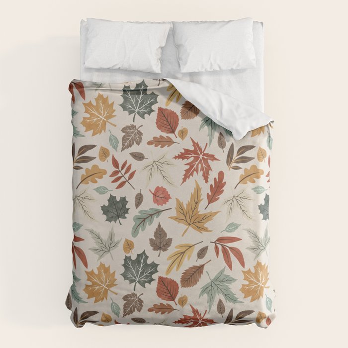 Autumn leaves fall IU Duvet Cover Gallery Image 1