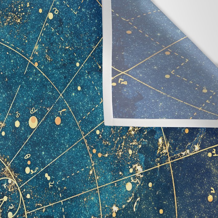 Star Map :: City Lights Wall Tapestry Gallery Image 3