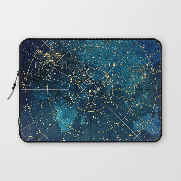 Star Map :: City Lights Laptop Sleeve
