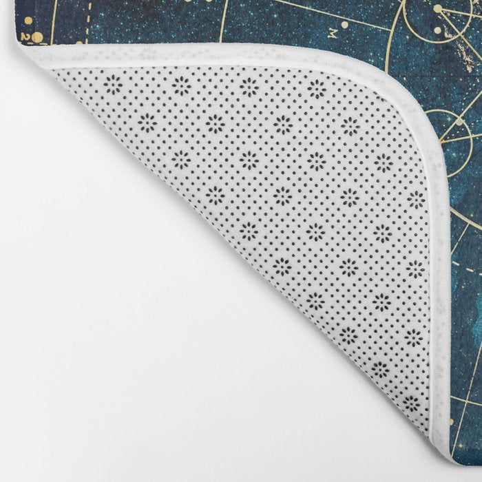 Star Map :: City Lights Bath Mat Gallery Image 2