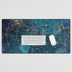 Star Map :: City Lights Desk Mat Gallery Image 1